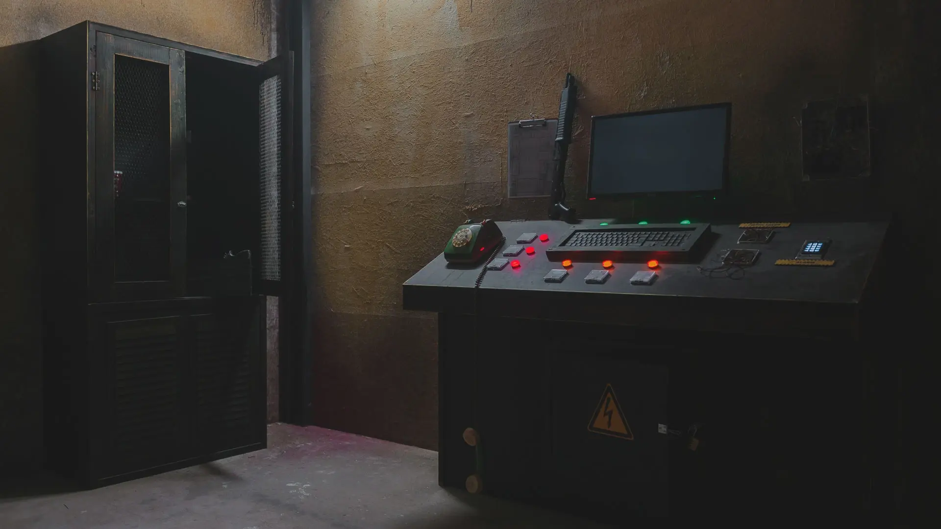 Escape room challenge at Game Over Escape Rooms